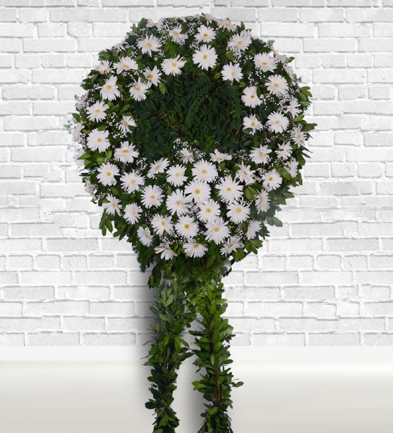 BEYAZ GERBERA ÇELENK